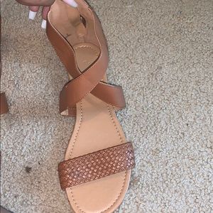 Tan sandals